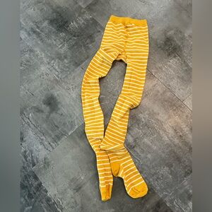 Hanna Andersson girl’s knit footed tights